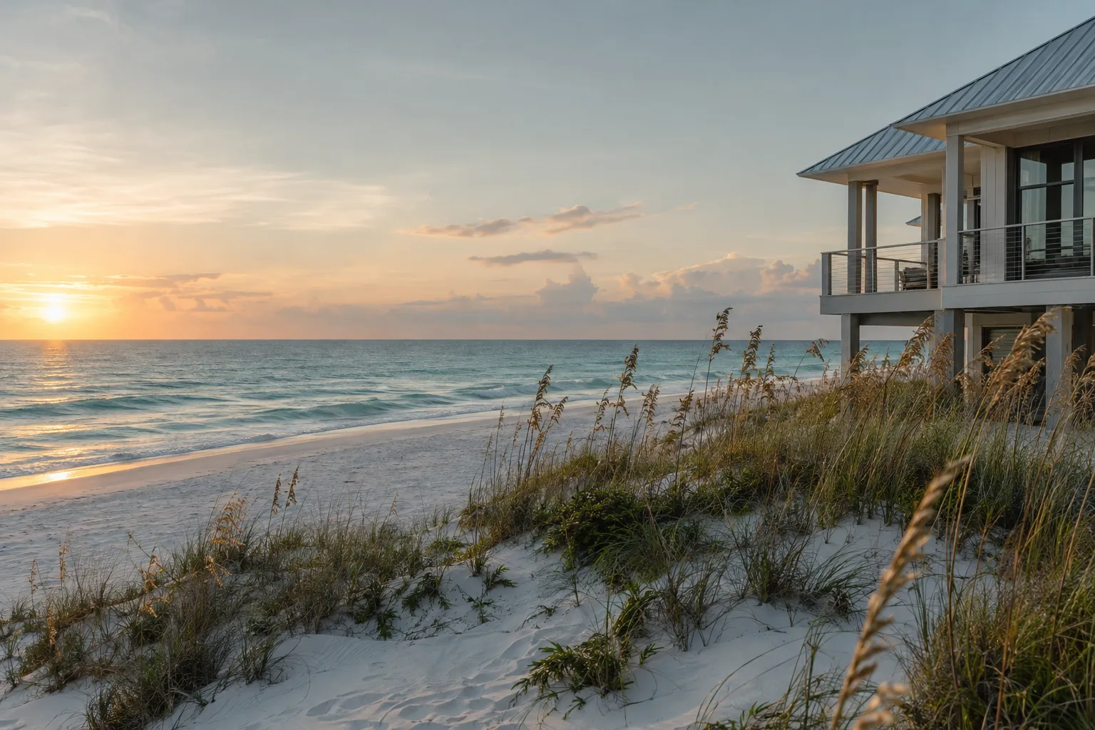 The Gulf Beaches scenery